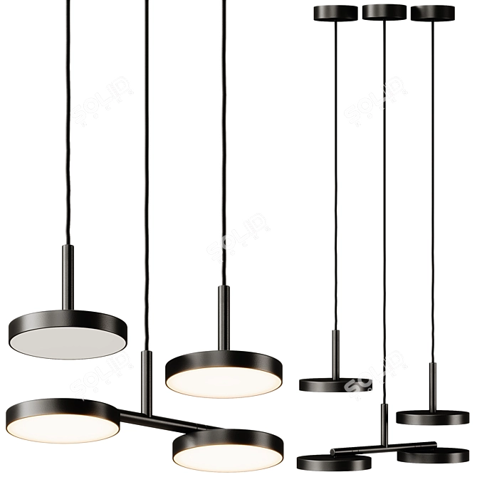 Robin Rafaela LED Pendant Lamps 3D model image 1