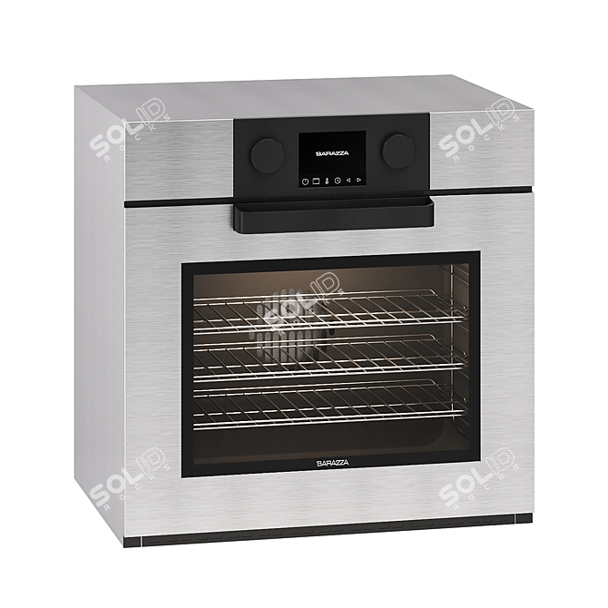 Icon Steel Built-In Oven 3D model image 1