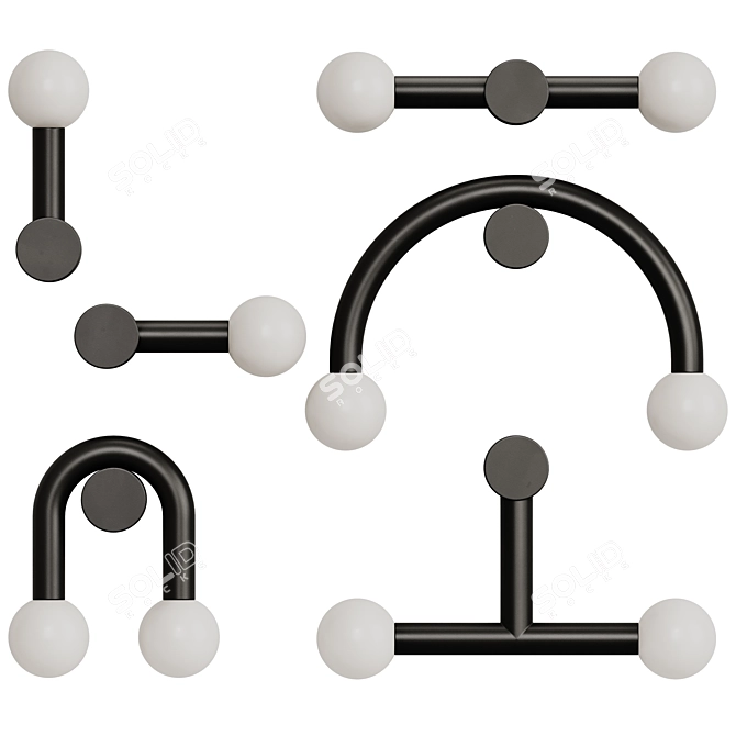 Modern Robin Rigoberta Wall Lamps 3D model image 2