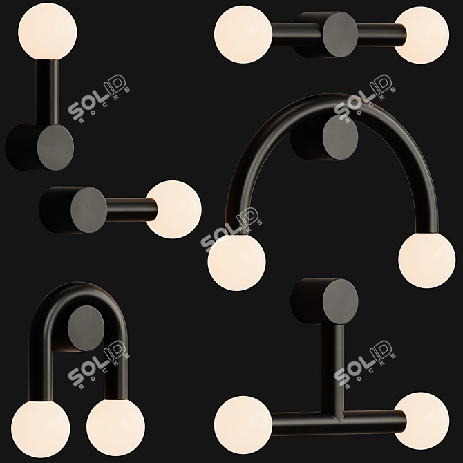 Modern Robin Rigoberta Wall Lamps 3D model image 5