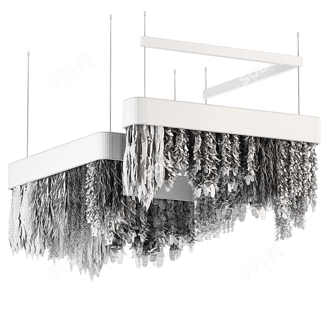 High-quality Hanging Indoor Plants 3D model image 6