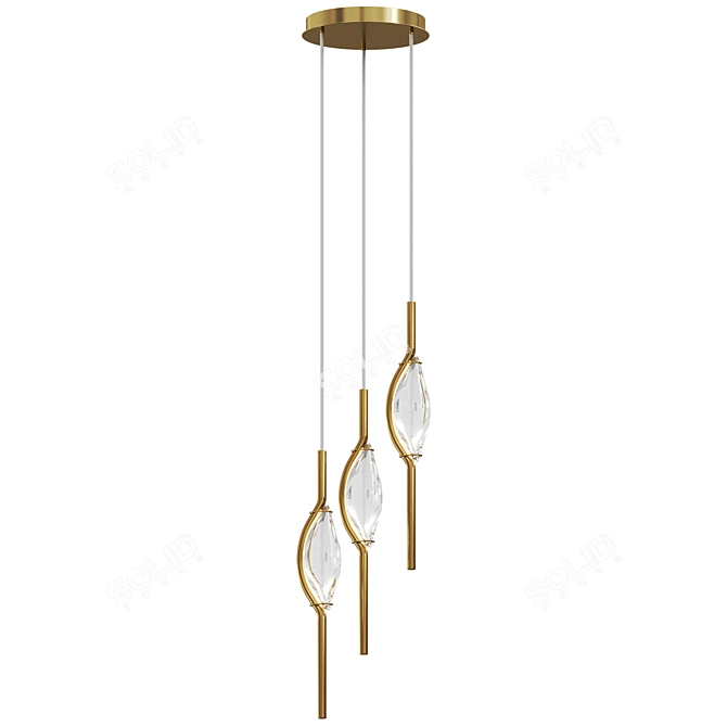 Modern Foresight Pendant Light 3D model image 2