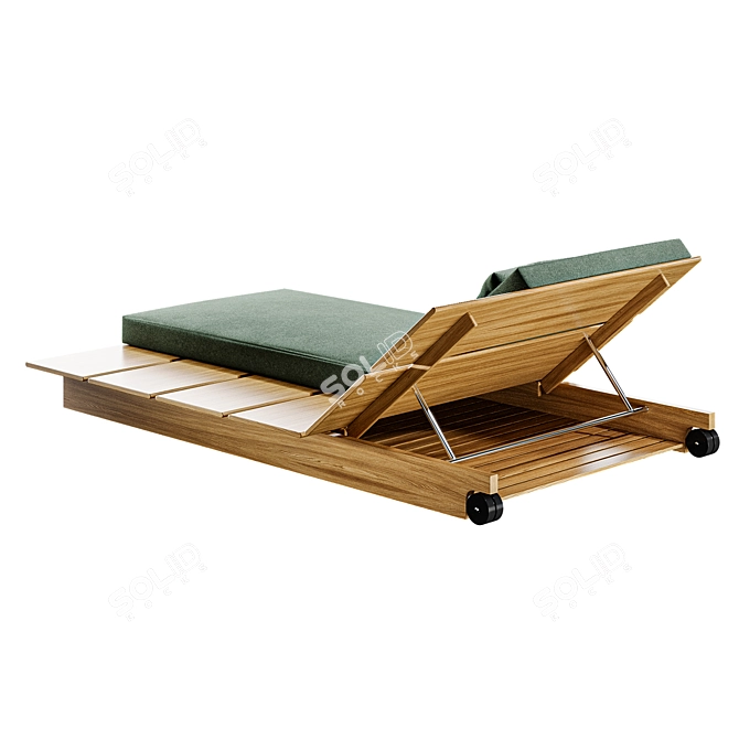 Stylish RODA-EOLIE Lounger 3D model image 3