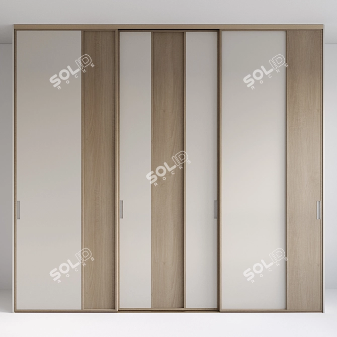 Modern Sedimenti Wardrobe Closet 3D model image 1