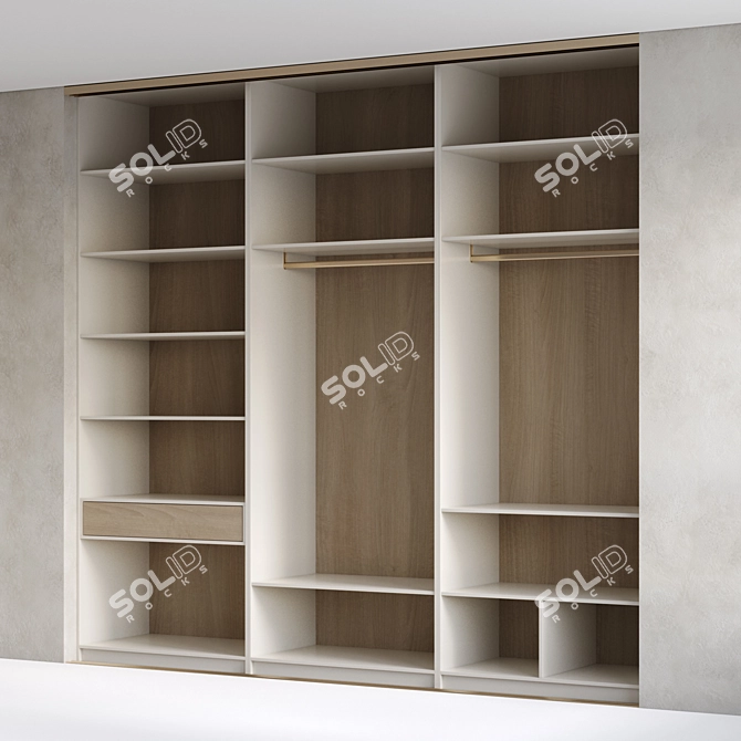 Modern Sedimenti Wardrobe Closet 3D model image 3