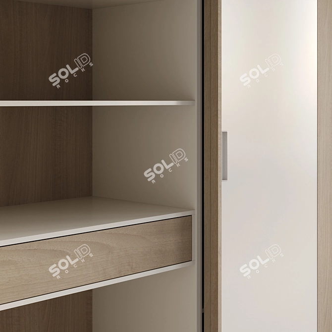 Modern Sedimenti Wardrobe Closet 3D model image 5