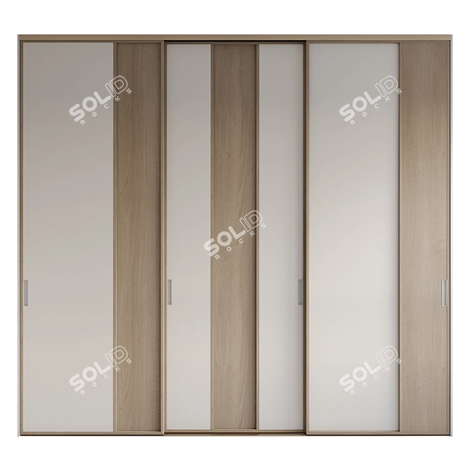 Modern Sedimenti Wardrobe Closet 3D model image 7