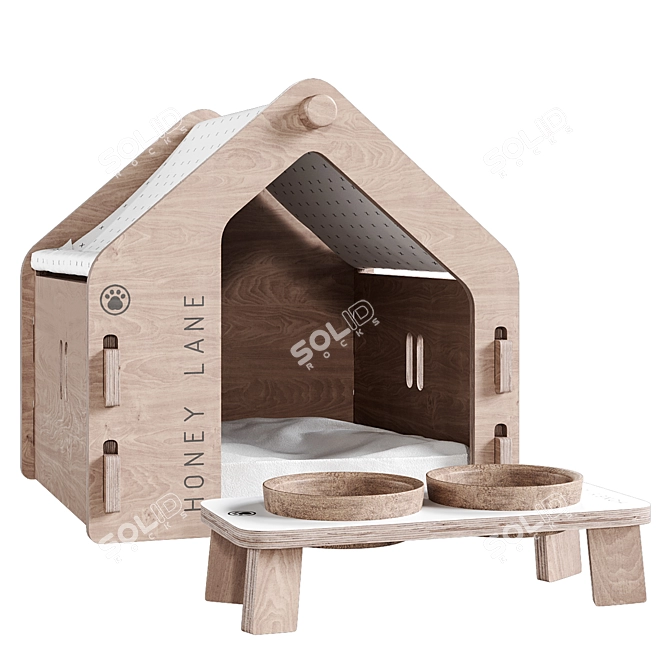 Pet Accessories Bundle Collection 3D model image 5