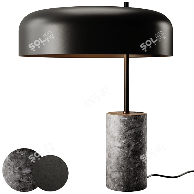 Modern Robin Table Lamp Hemble 3D model image 1