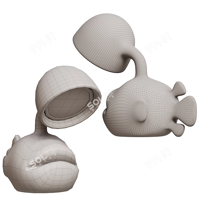 QEEBOO | Abysse Lamp - Modern Luminescence 3D model image 4