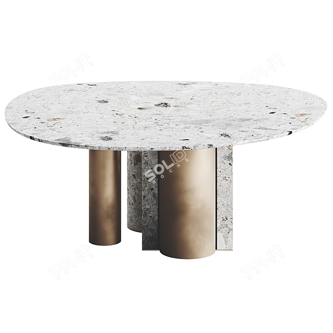 Modern NUCLEO Lounge Table 3D model image 1