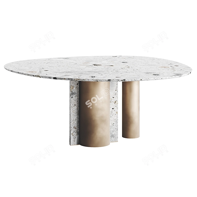 Modern NUCLEO Lounge Table 3D model image 2