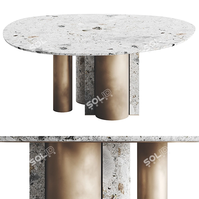 Modern NUCLEO Lounge Table 3D model image 7