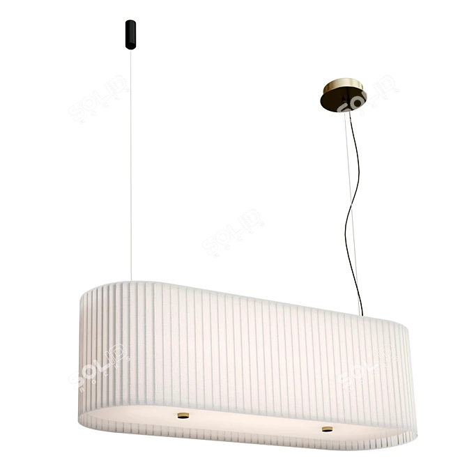 Eva Pendant Light: Catherine Collection 3D model image 2