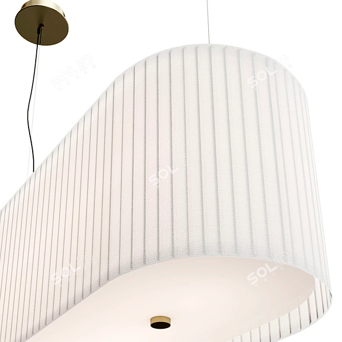 Eva Pendant Light: Catherine Collection 3D model image 5