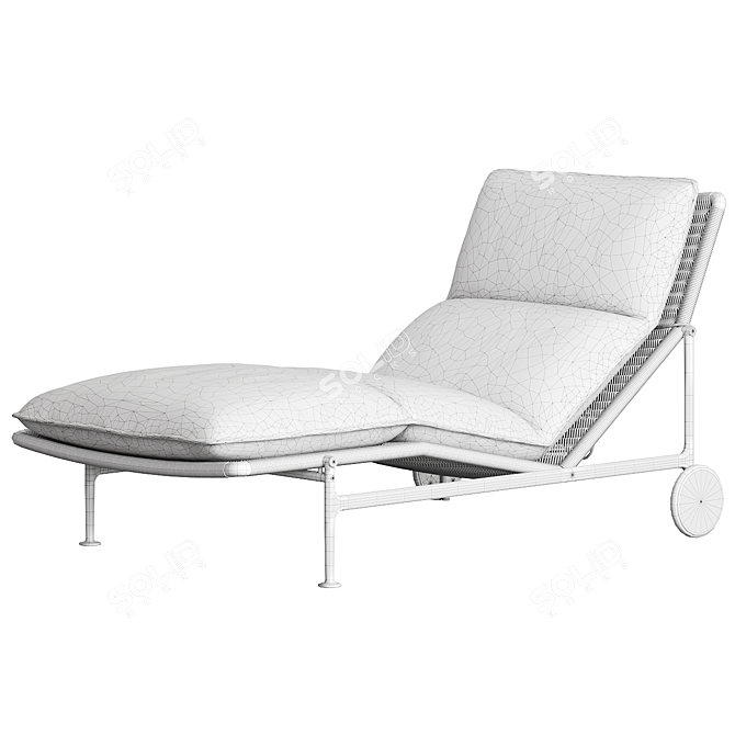 Modern Zenith Lounger Collection 3D model image 5