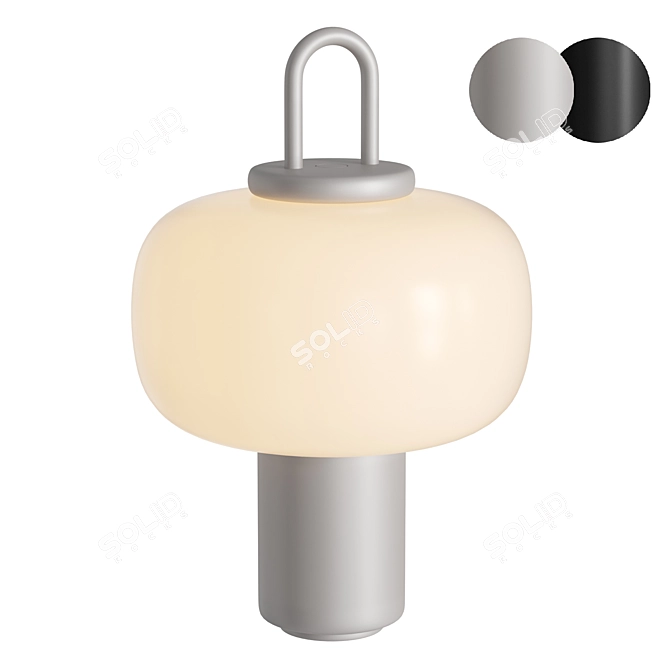 Minimalist Nox Table Lamp 3D model image 1