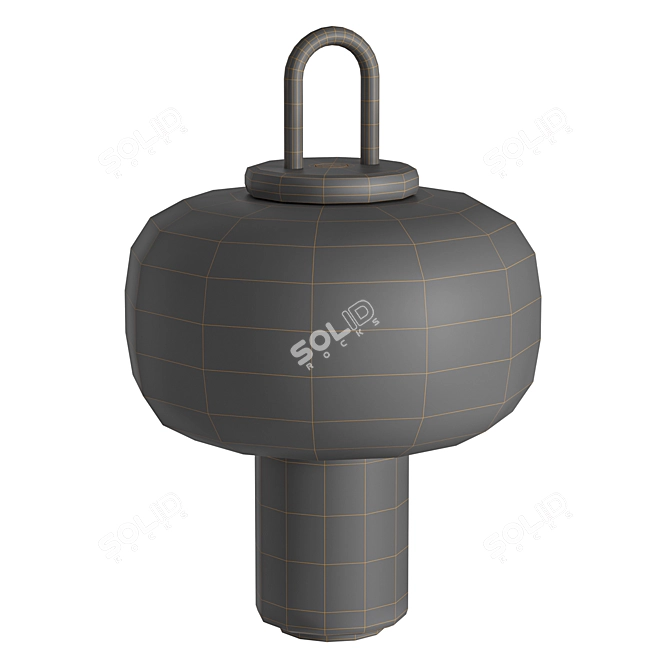 Minimalist Nox Table Lamp 3D model image 4