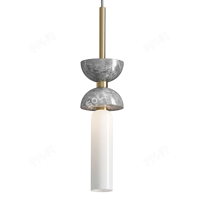 Kyoto Pendant Lamp, Modern Design 3D model image 1