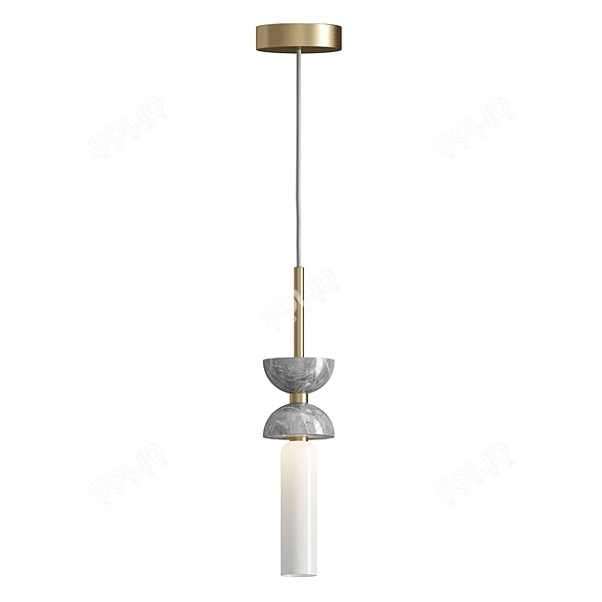 Kyoto Pendant Lamp, Modern Design 3D model image 2