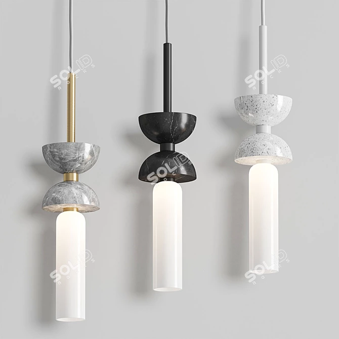 Kyoto Pendant Lamp, Modern Design 3D model image 4