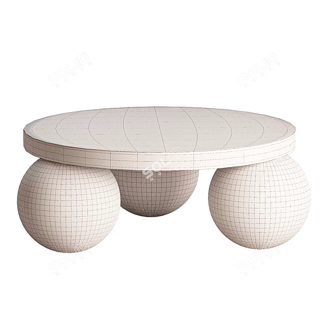 Unique Contemporary Morro Coffee Table 3D model image 3