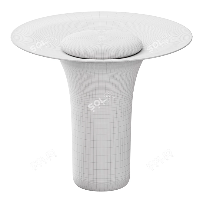 Sleek Headlight Table Lamp 3D model image 3