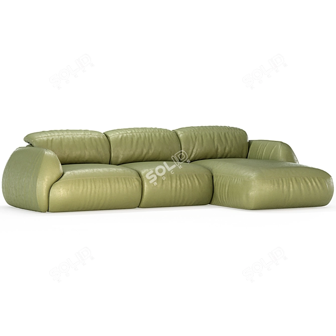 Natuzzi Mindful Set 1 Sofa 3D model image 9