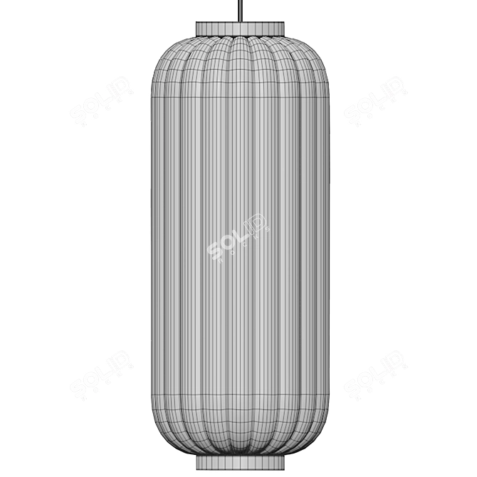 Elma Light Metal Glass Lamp 3D model image 5