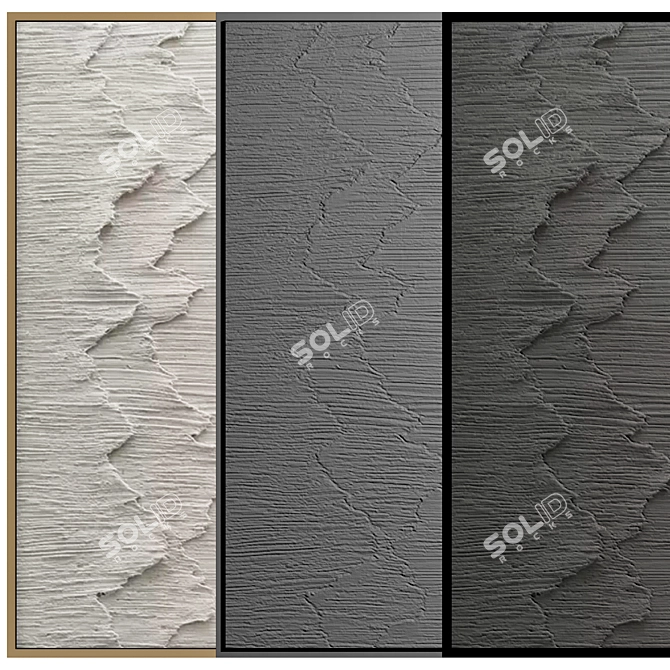 Minimalist Elegance Wabi Sabi Wall Art 3D model image 4