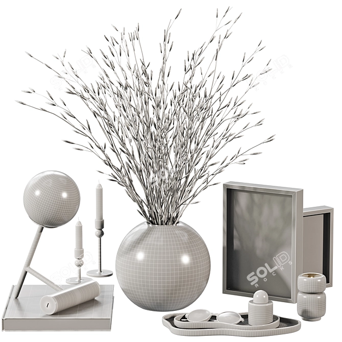 Modern Tableware Set 108 3D model image 5