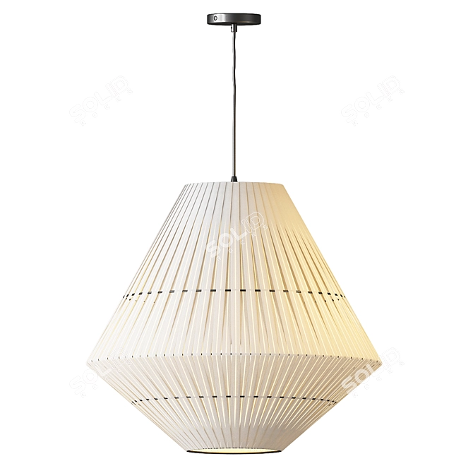 Elegant Kahdu Pendant Lights 3D model image 1