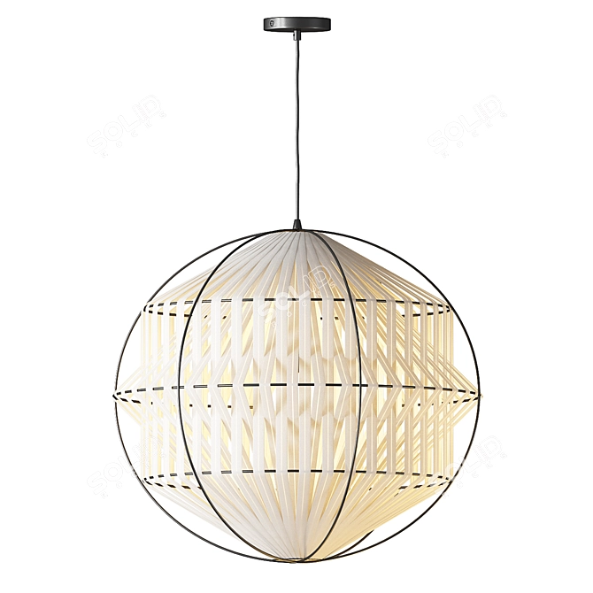 Elegant Kahdu Pendant Lights 3D model image 3