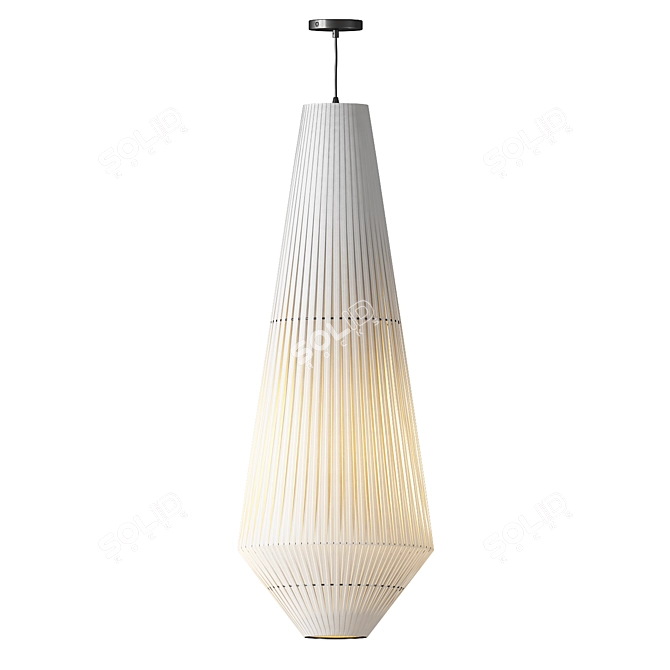 Elegant Kahdu Pendant Lights 3D model image 4