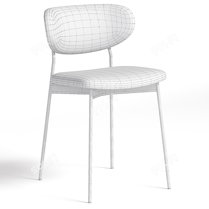 Modern Beige Chair - 2013 3D model image 5