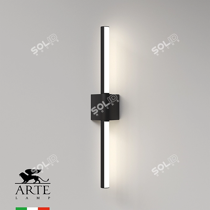 Calamaro Outdoor Wall Light 3D model image 2