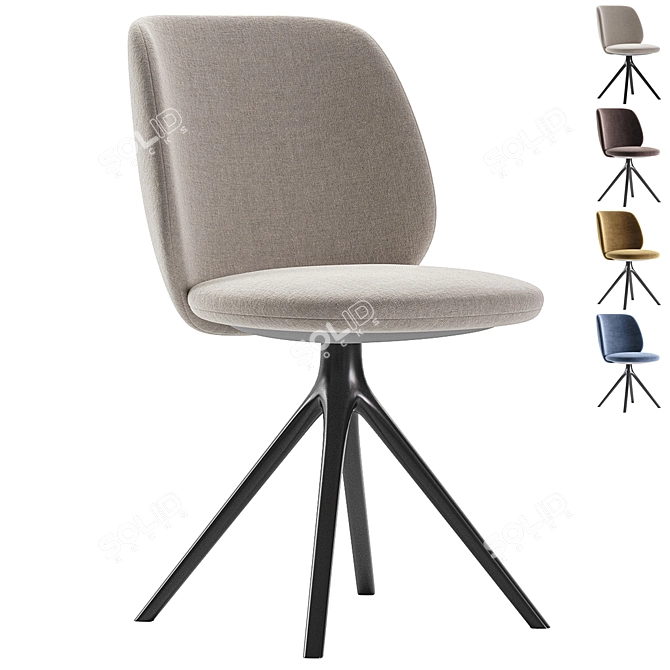 Universal Collection Chair: Sleek Italian Design 3D model image 1