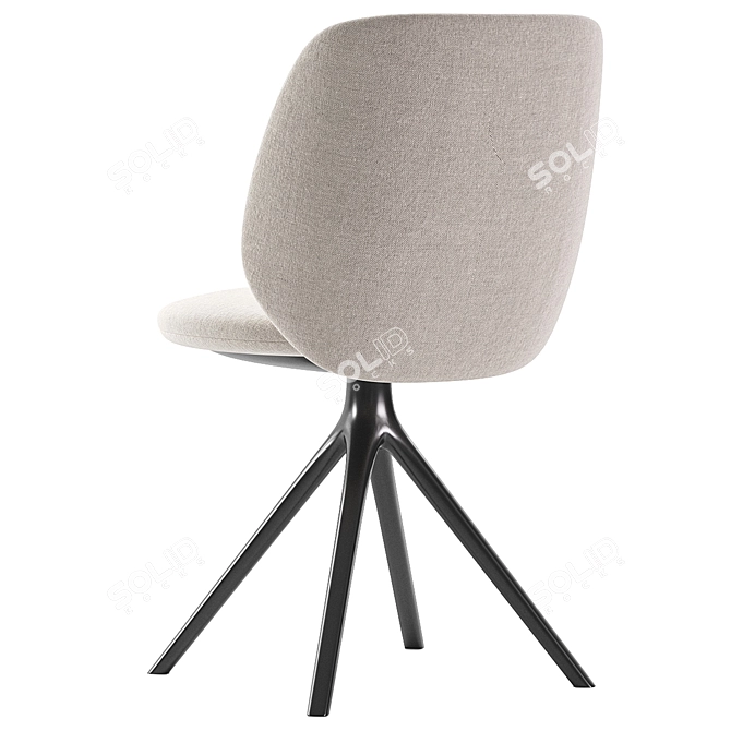 Universal Collection Chair: Sleek Italian Design 3D model image 5