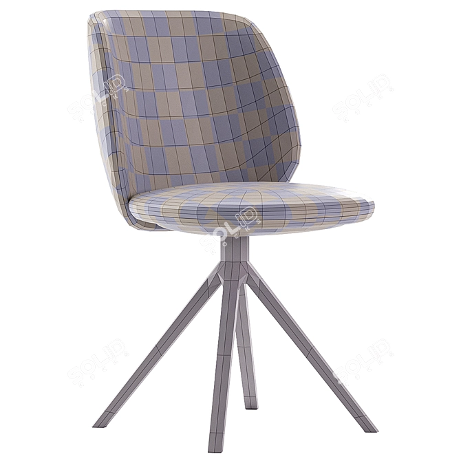 Universal Collection Chair: Sleek Italian Design 3D model image 6