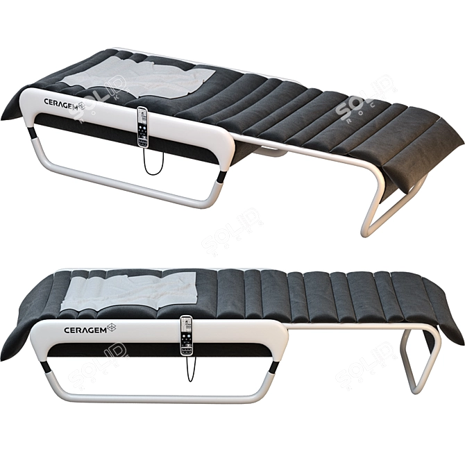 Therapeutic Ceragem V3 Massage Bed. 3D model image 1