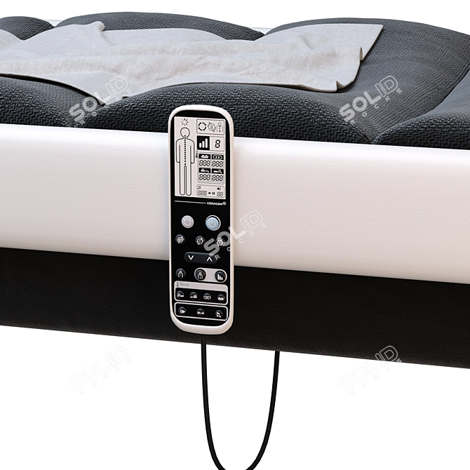 Therapeutic Ceragem V3 Massage Bed. 3D model image 3