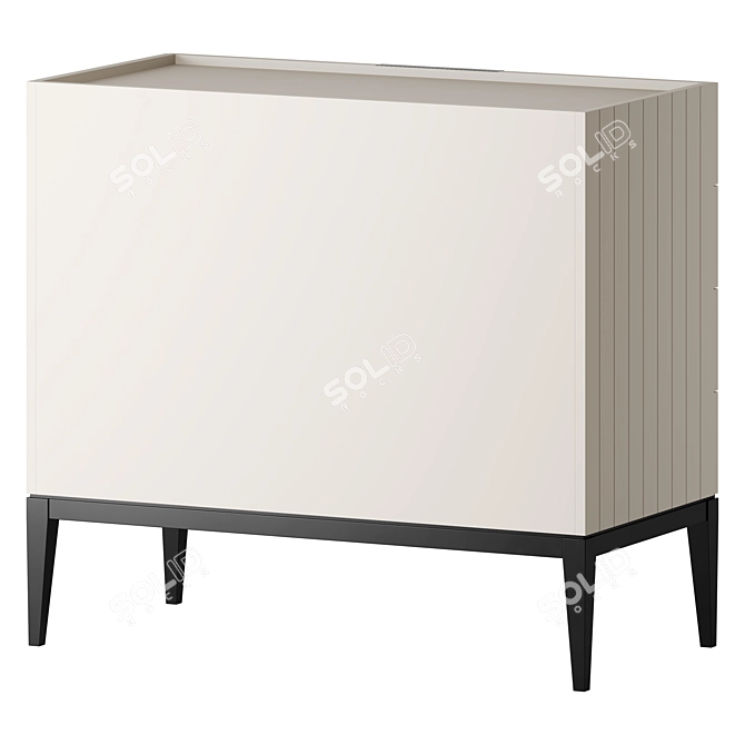 Dantone Home Metropolitan Dresser in Clay 3D model image 5