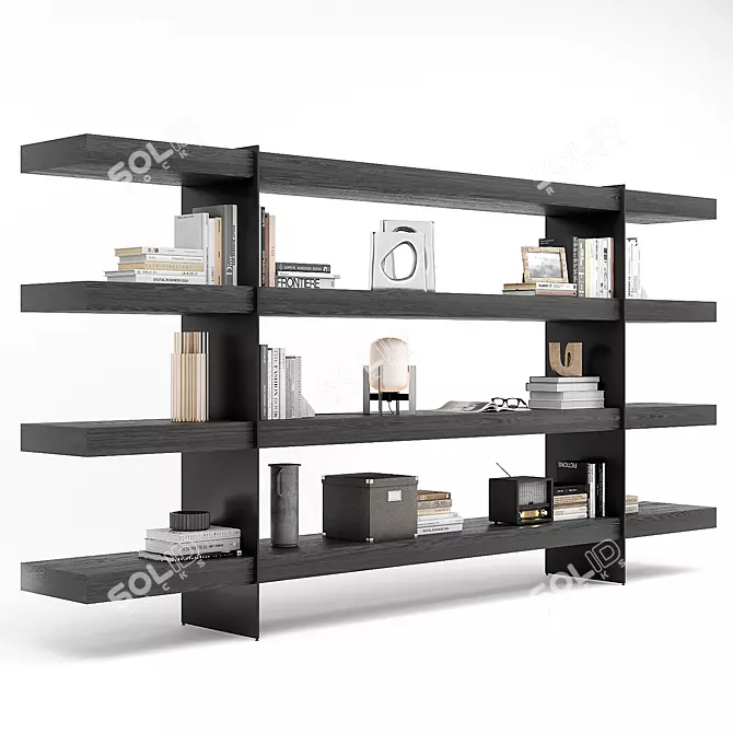 Elegant CasaDesus Barcelona Shelving 3D model image 1