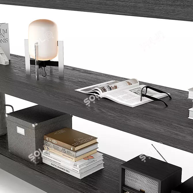 Elegant CasaDesus Barcelona Shelving 3D model image 3