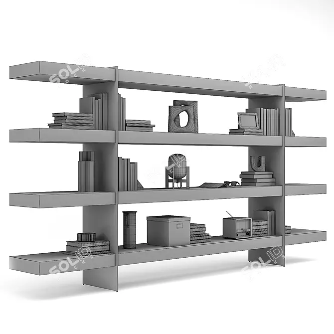 Elegant CasaDesus Barcelona Shelving 3D model image 5