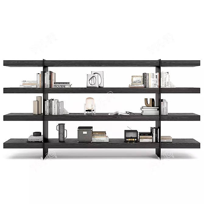 Elegant CasaDesus Barcelona Shelving 3D model image 7