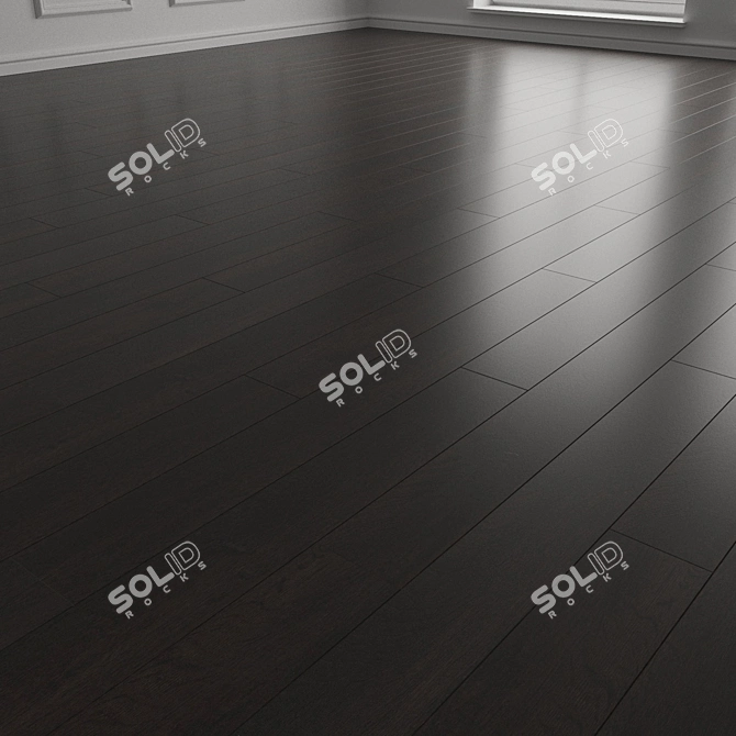  3D Parquet Flooring Moduleo Roots 3D model image 2