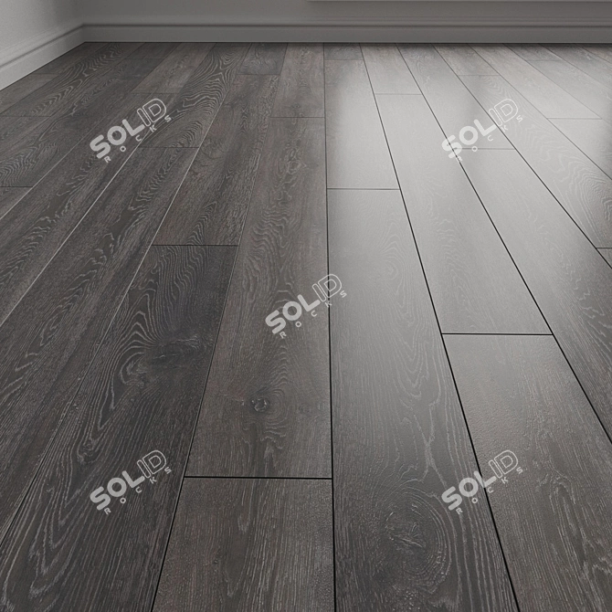 Bedrock Oak 3D Flooring Panel 3D model image 1