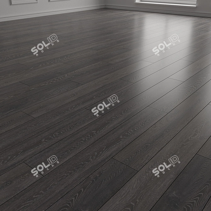 Bedrock Oak 3D Flooring Panel 3D model image 2