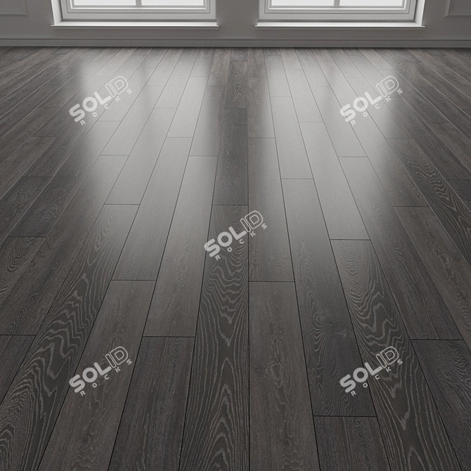 Bedrock Oak 3D Flooring Panel 3D model image 3